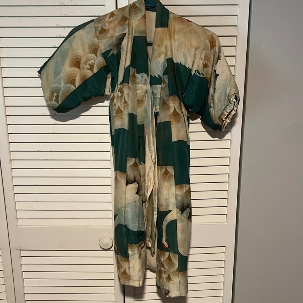 Vintage Noragi Kimono Haori Hanten Jinbei Japanese Cardigan